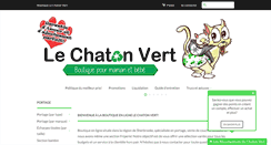 Desktop Screenshot of lechatonvert.com